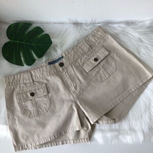 Y2k low rise corduroy mini shorts